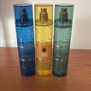 Set of Three Fragrance Mists - On the horizon, Loyal to you, Lost in Santal
